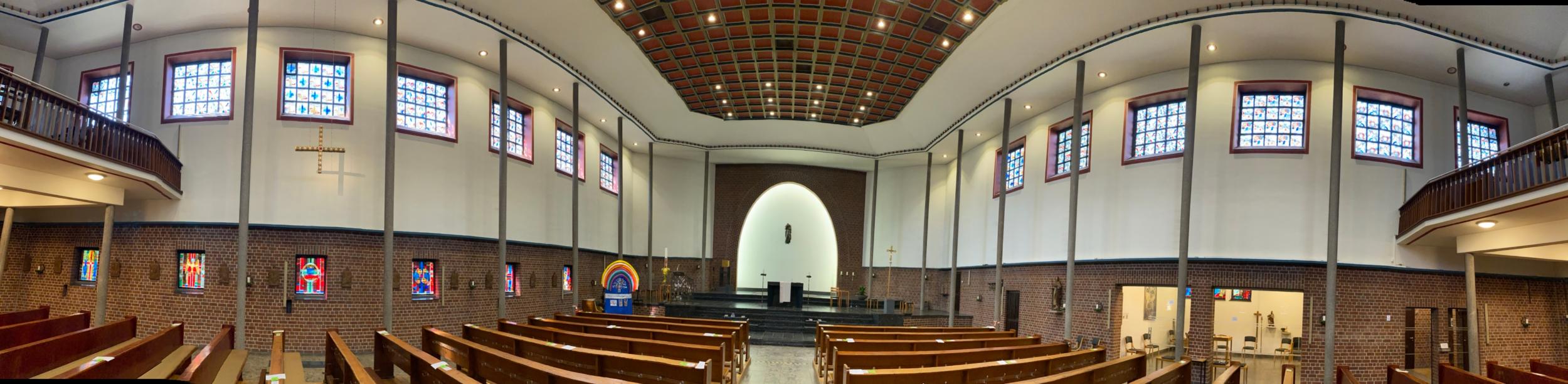 Panoramainnenansicht St. Antonius