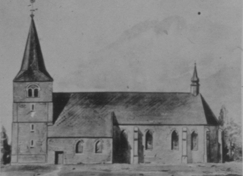 Ansicht der alten Kirche, ca.1897
