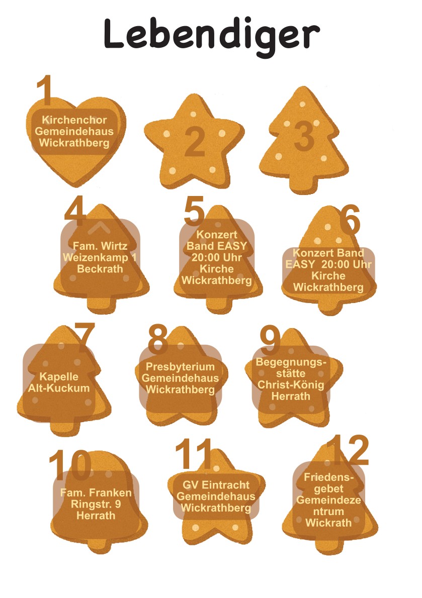 Lebendiger Adventkalender