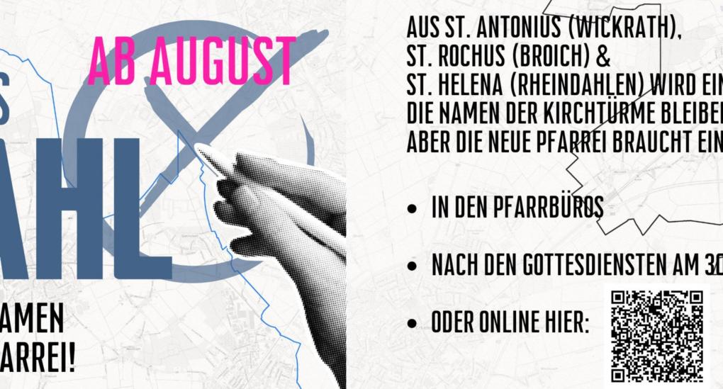 Jetzt für den neuen Namen abstimmen!