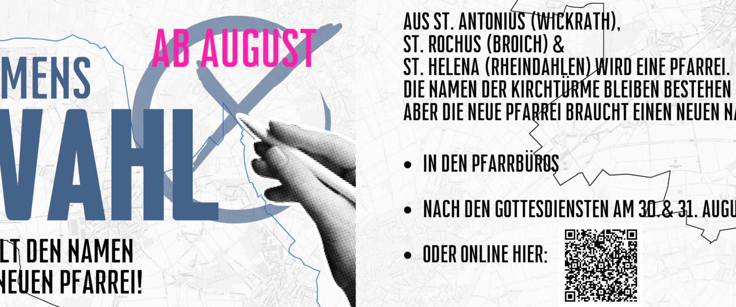 Jetzt für den neuen Namen abstimmen!