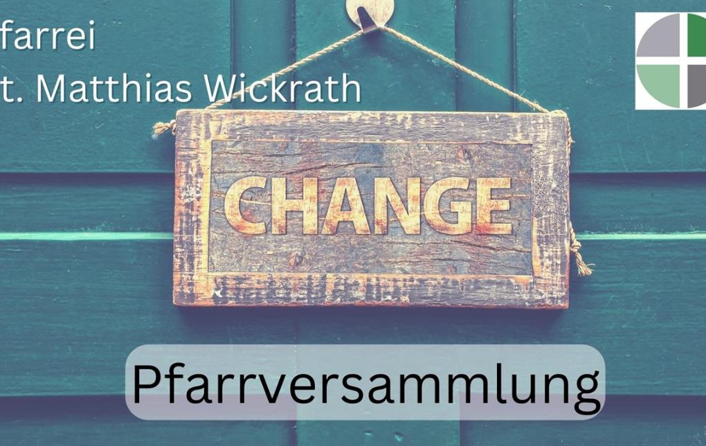 Präsentation Pfarreiversammlung St. Matthias Wickrath 25. September 2022 - 1