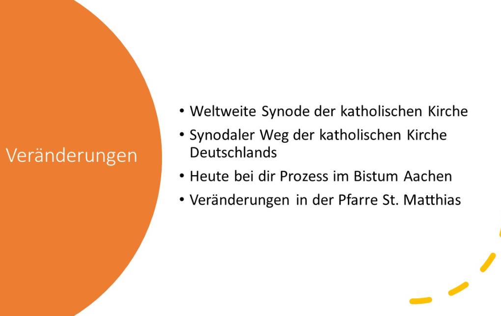 Präsentation Pfarreiversammlung St. Matthias Wickrath 25. September 2022 - 7
