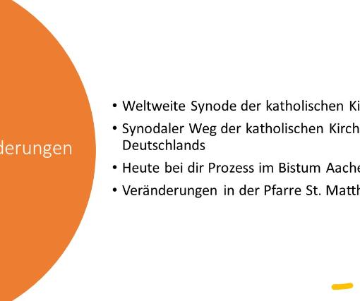 Präsentation Pfarreiversammlung St. Matthias Wickrath 25. September 2022 - 7