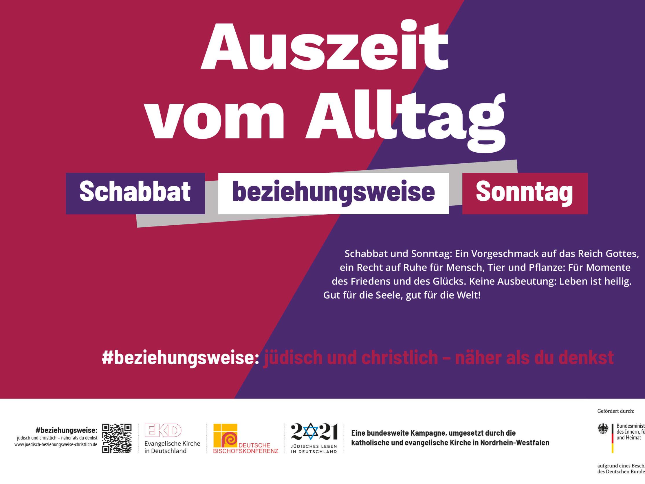 Schabbat beziehungsweise Sonntag